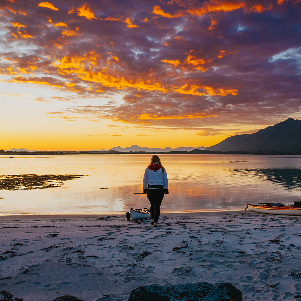 Woman in Lofoten